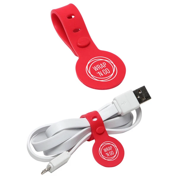 Wrap 'N Go Cable Organizer Red
