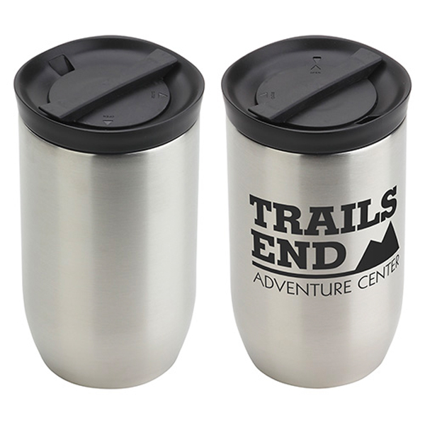 Newcastle Insulated Stainless Tumbler-12 Oz. Silver
