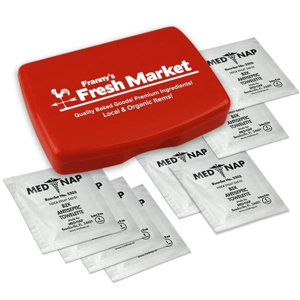 Express Antiseptic Towelette Kit Red