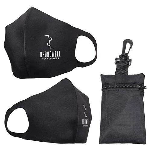 Mask with Travel Pouch Black Pouch