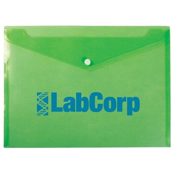 Document Envelope-Letter Size Translucent Green