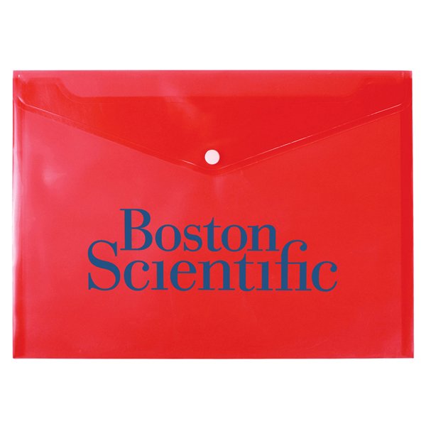 Document Envelope-Letter Size Translucent Red