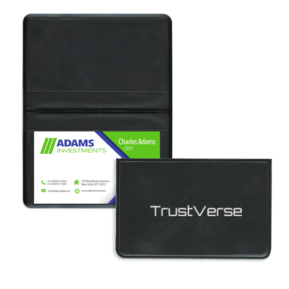 Deluxe Business Card Cases Executive Black