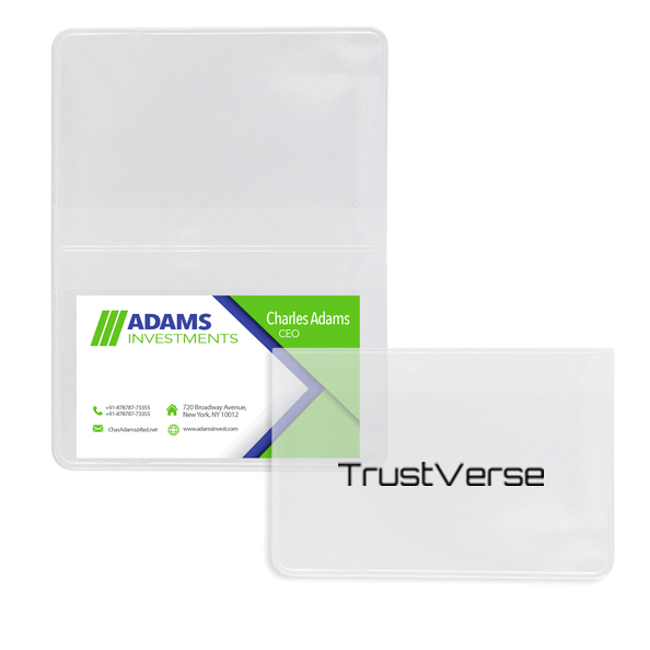 Deluxe Business Card Cases Clear