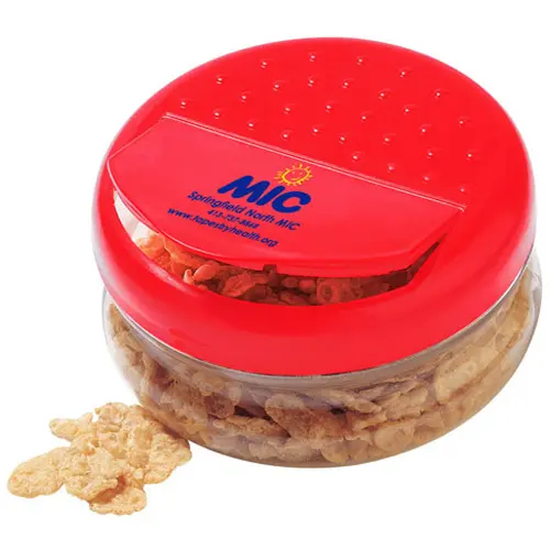 Snap A Snacks Clear w/Red Lid