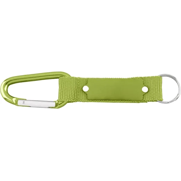Carabiner Strap Key Ring Lime Green
