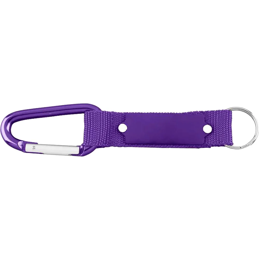 Carabiner Strap Key Ring Purple