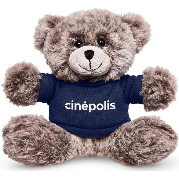 Promotional Cuddly Plus Bear-7 inches Navy Blue