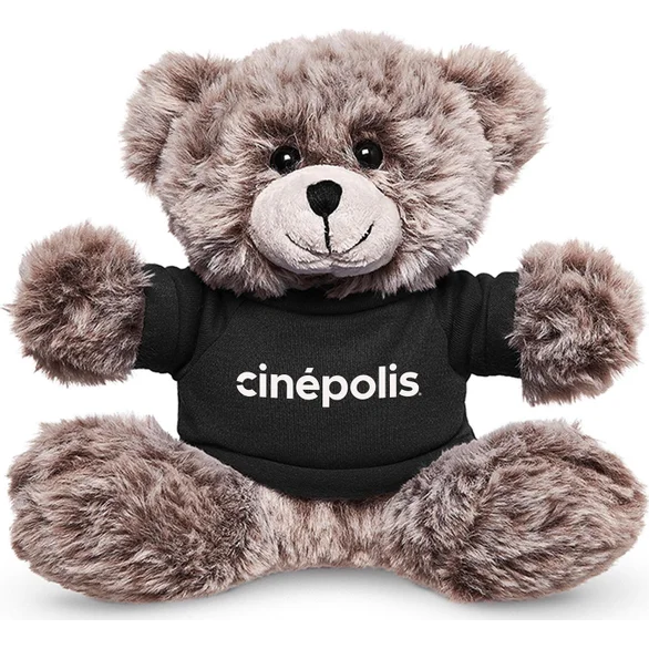 Promotional Cuddly Plus Bear-7 inches Black