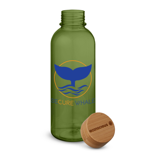 rPET Reusable Bottle With Bamboo Lid 22-Oz