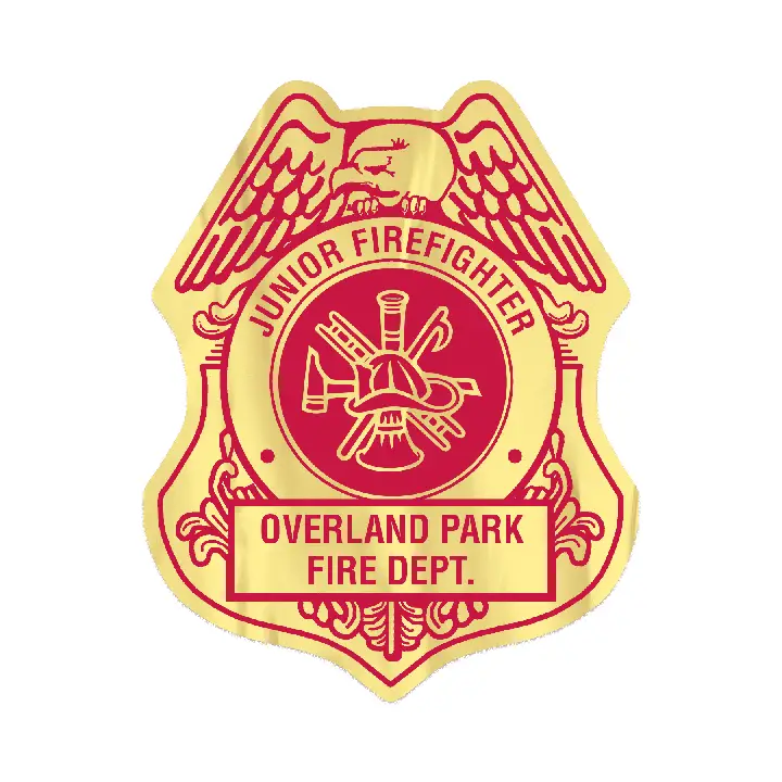 Custom Fire Fighter Badge Sticker Custom Fire Fighter Badge Sticker