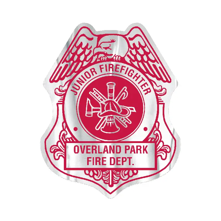 Custom Fire Fighter Badge Sticker Custom Fire Fighter Badge Sticker