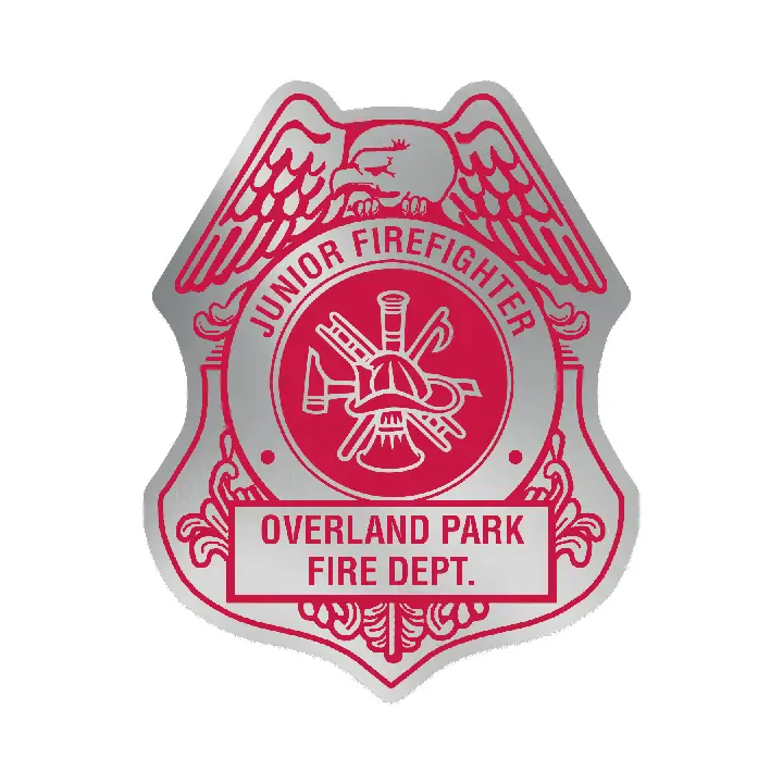 Custom Fire Fighter Badge Sticker Custom Fire Fighter Badge Sticker