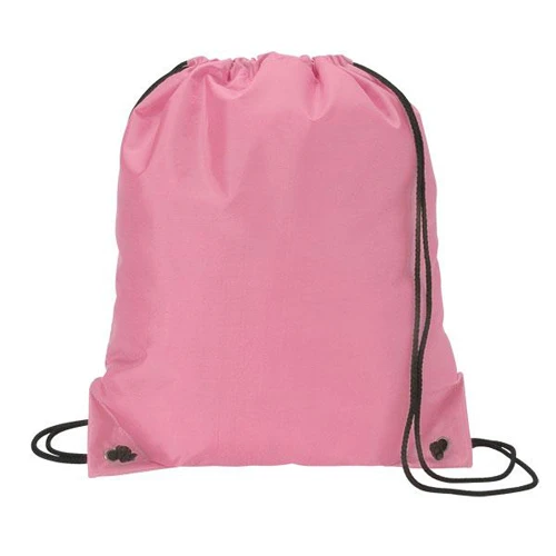 Customized String Backpack Pink