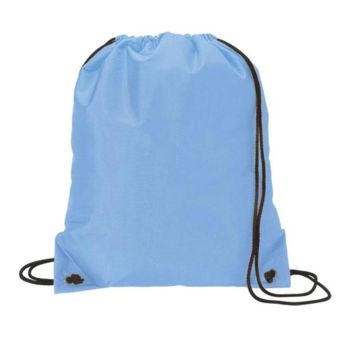 Customized String Backpack Carolina Blue