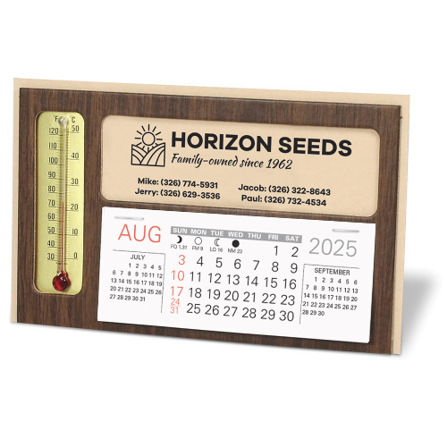 Window Thermometer Desk Calendar