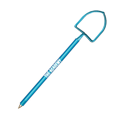 Custom Shovel Pen  Transparent Aqua (PMS 308)