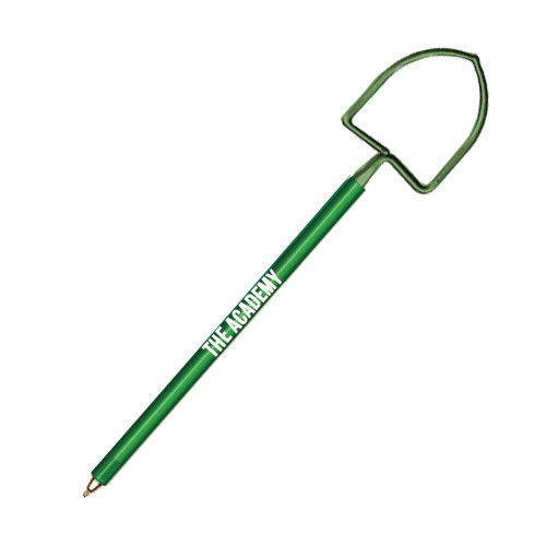 Custom Shovel Pen  Transparent Dark Green (PMS 3415)