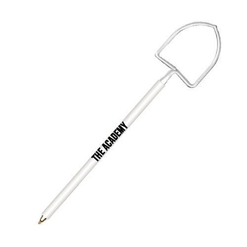 Custom Shovel Pen  Opaque White