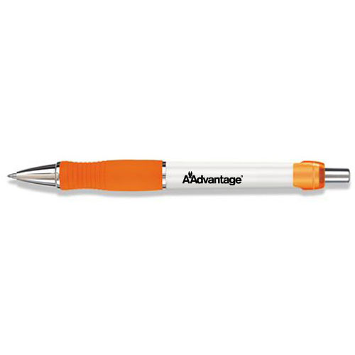 PaperMate Breeze Gel Pen White/Orange Trim