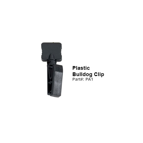 Reflective Lanyard Plastic Bulldog Clip (PA1)