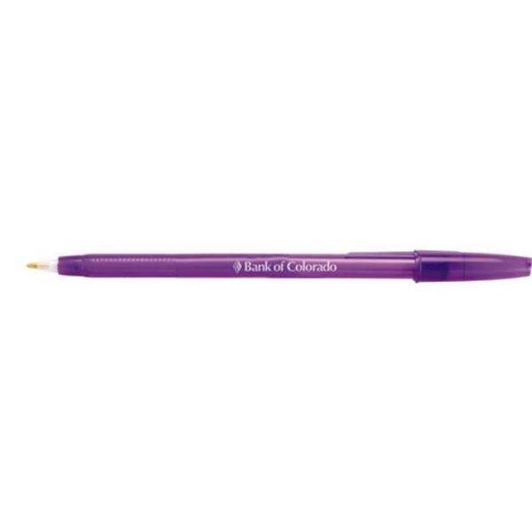Translucent Stick Pen Translucent Purple