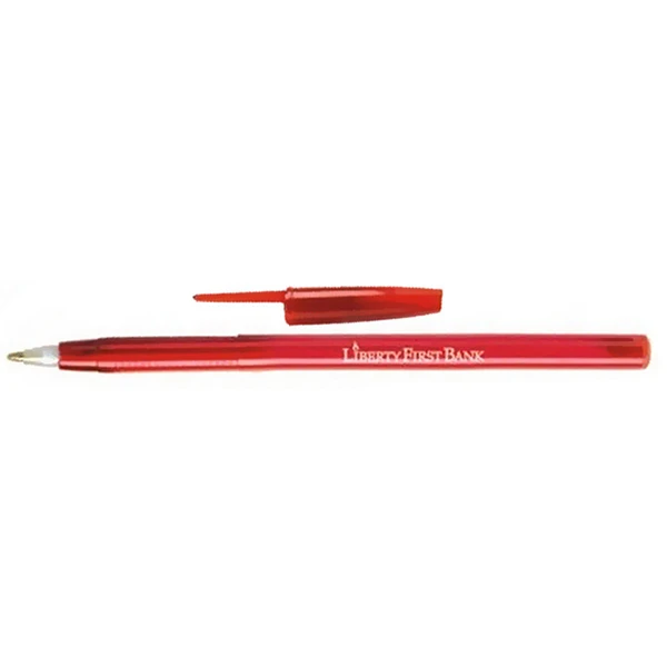 Translucent Stick Pen Translucent Red