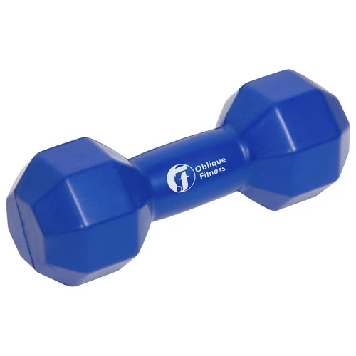Dumbbell Stress Reliever Blue