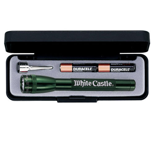 Custom M3A Mini Mag Lite with Pocket Clip Dark Green