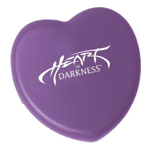Heart Pill Box Translucent Purple