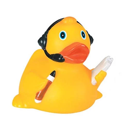 Rubber Headset Duck Yellow/Black