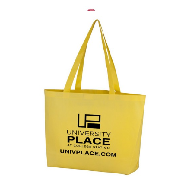 Magnolia Large Polypropylene Convention Tote Bag Yellow