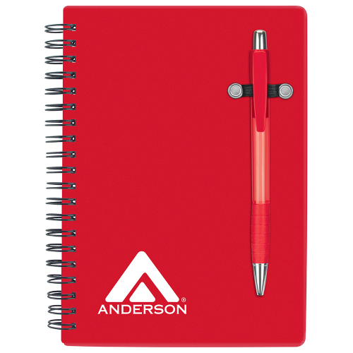 Pen-Buddy Notebook Red