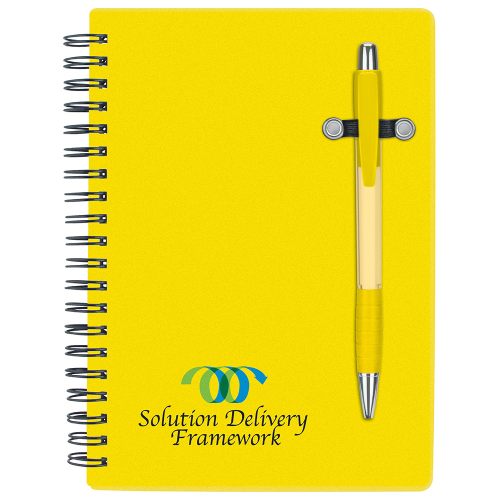Pen-Buddy Notebook Yellow