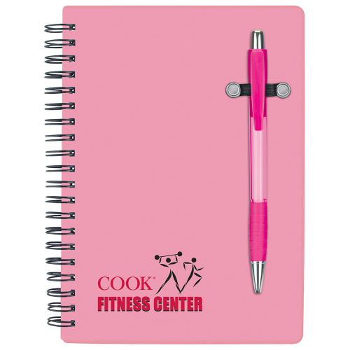 Pen-Buddy Notebook Pink