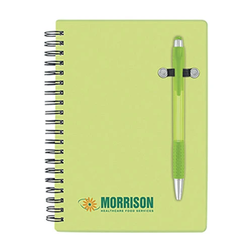 Pen-Buddy Notebook Lime Green