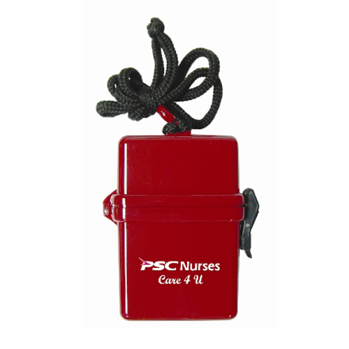 Rectangle Beach Safe Red