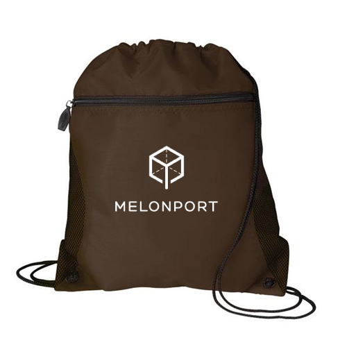 Mesh Pocket Drawcord Sport Pack Backpack