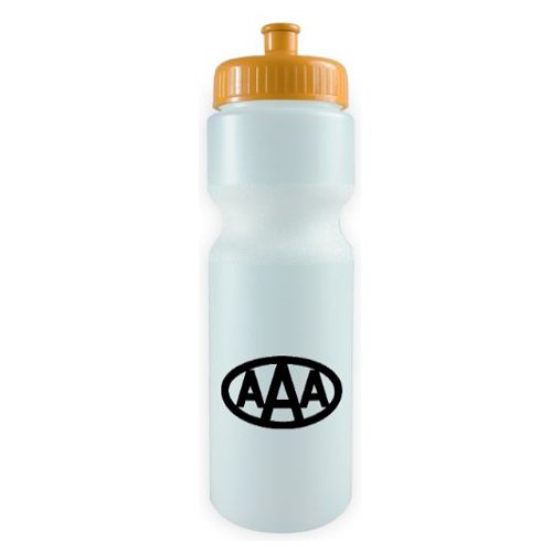 Bike Bottle (28 oz ) Frosted/Yellow