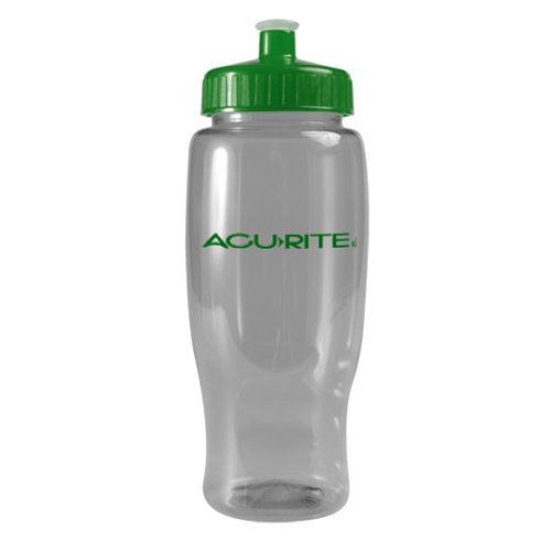 Poly-Pure Travel Bottle (27 oz) Clear/Translucent Green