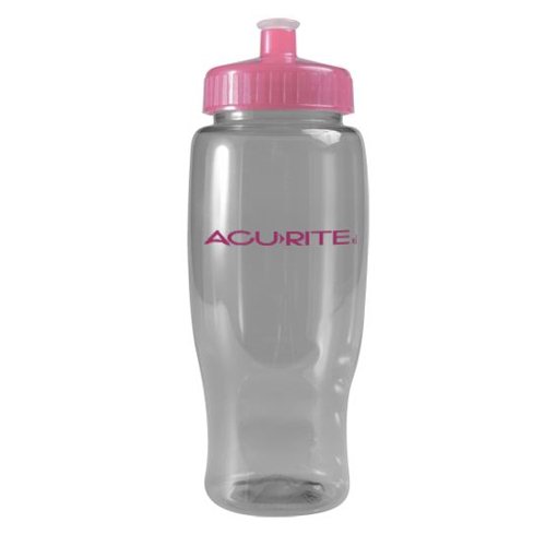 Poly-Pure Travel Bottle (27 oz) Clear/Translucent Pink