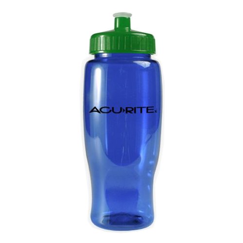 Poly-Pure Travel Bottle (27 oz) Translucent Blue/Translucent Green