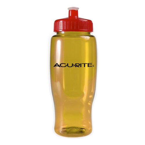 Poly-Pure Travel Bottle (27 oz) Translucent Yellow/Translucent Red
