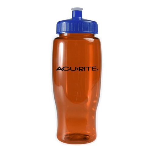 Poly-Pure Travel Bottle (27 oz) Translucent Orange/Translucent Blue