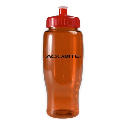 Poly-Pure Travel Bottle (27 oz) Translucent Orange/Translucent Red