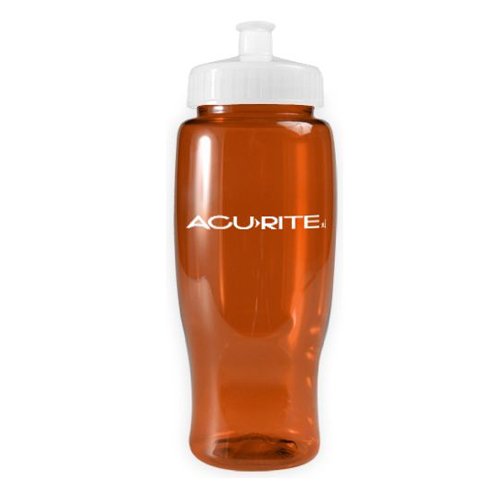Poly-Pure Travel Bottle (27 oz) Translucent Orange/White