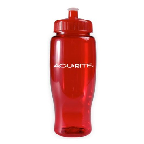 Poly-Pure Travel Bottle (27 oz) Translucent Red/Translucent Red
