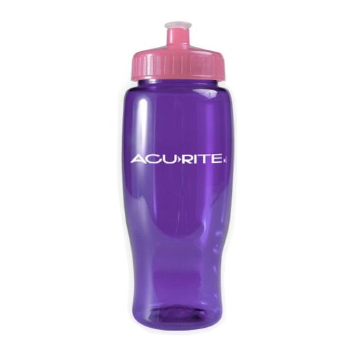 Poly-Pure Travel Bottle (27 oz) Translucent Violet/Translucent Pink