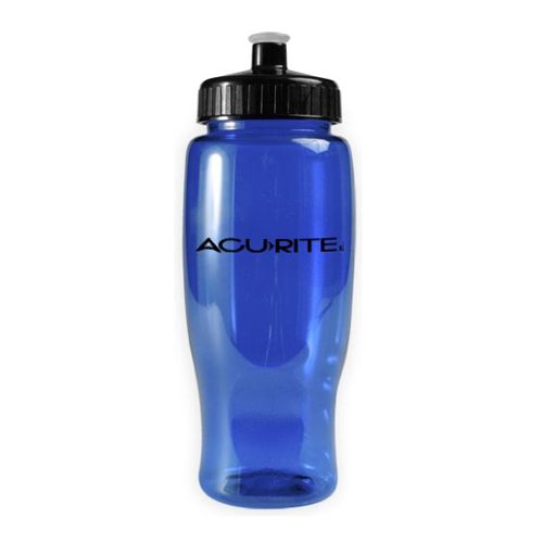 Poly-Pure Travel Bottle (27 oz) Translucent Blue/Black