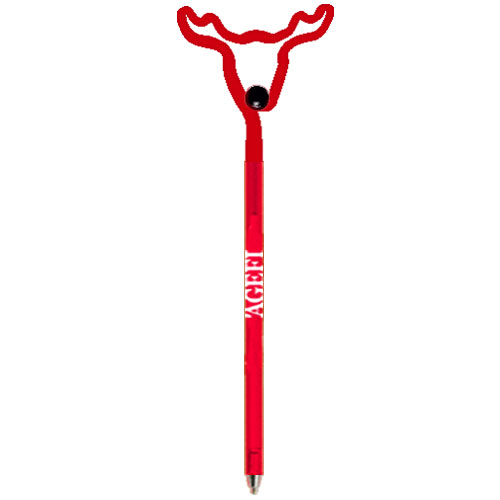 Reindeer Pen Translucent Red